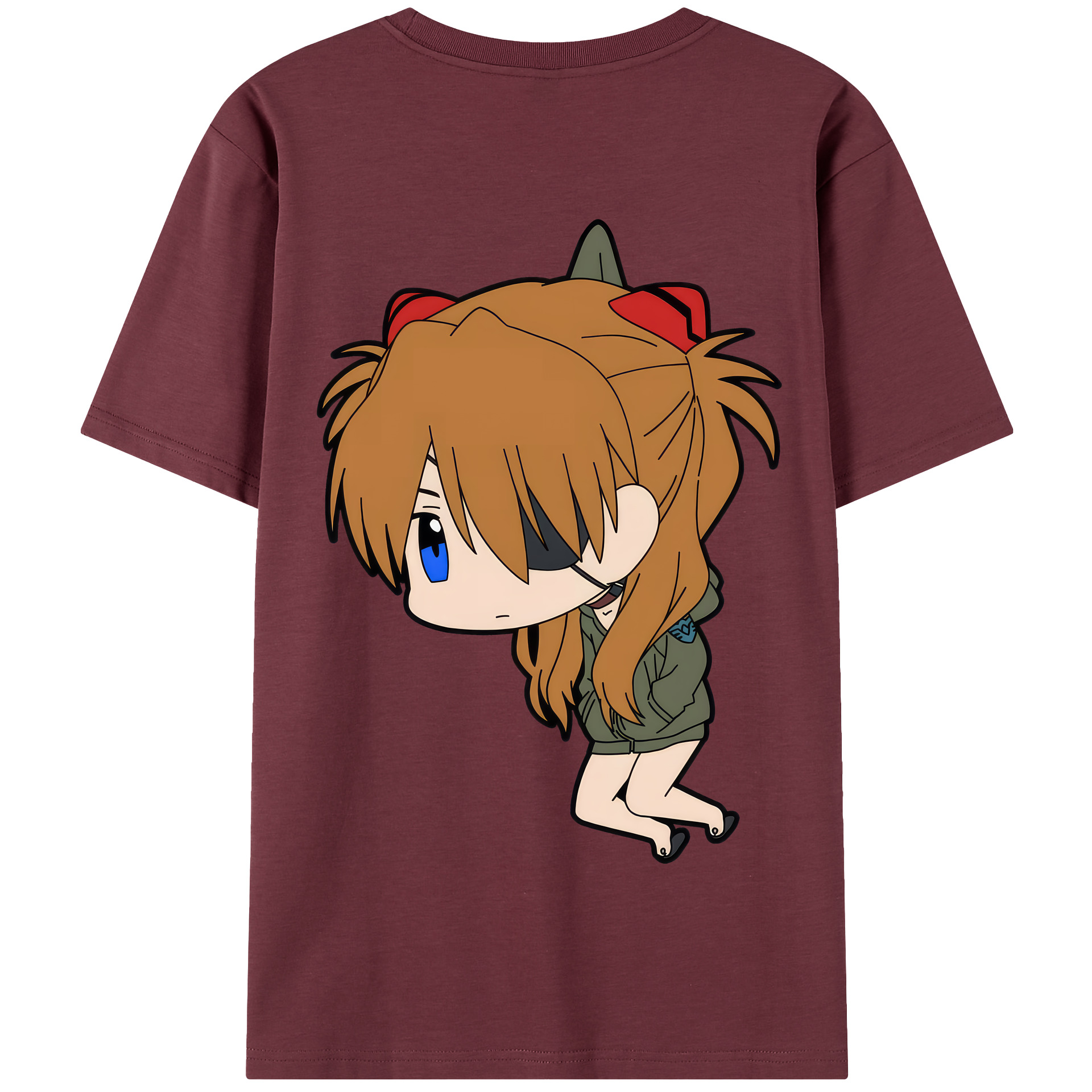 （画像用） EVA 新世紀エヴァンゲリオン 綿100％半袖Tシャツ（背面プリント）
